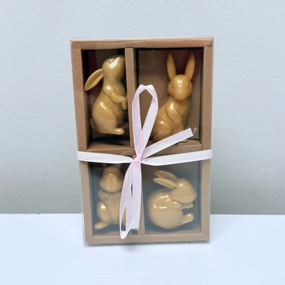 3 for $15 SALE New! Target Bullseye 4pc Bunny Collectibles Gold, Spring 2026